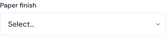 A searchable dropdown filtering a long list of options as the shopper types