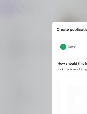 The Linked mode card grayed out with a note that the product has personalization fields